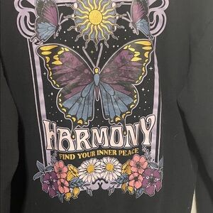 Harmony Black Graphic Sweater